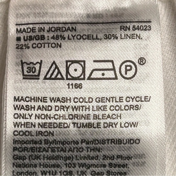 NWT Banana Republic White Relaxed Cropped Pants w/Pockets Sz M - Picture 11 of 12